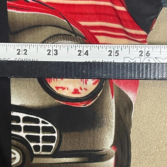 Up Ro's T Button Up 3-D Car Print Short Sleeve Shirt Mens XL Relaxed Fit Vintage - Picture 3 of 9